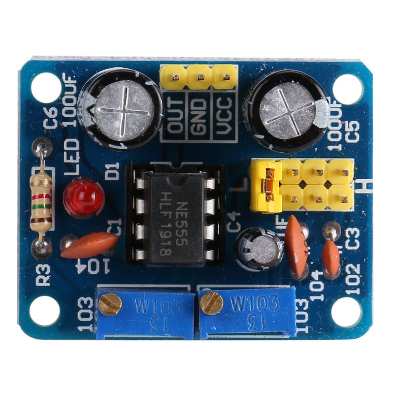 NE555 Pulse Frequency Generator Adjustable Duty Cycle Signal Generator Board Module - Image 1