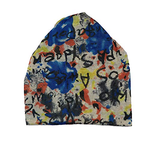 iSWEVEN Cotton Slouchy Beanie and Skull Cap for Summer, Winter, Autumn & Spring Season, Can be Used as a Helmet Cap Too - Free Size (7046A, Multicolor) - Image 3