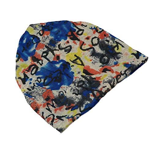 iSWEVEN Cotton Slouchy Beanie and Skull Cap for Summer, Winter, Autumn & Spring Season, Can be Used as a Helmet Cap Too - Free Size (7046A, Multicolor) - Image 4