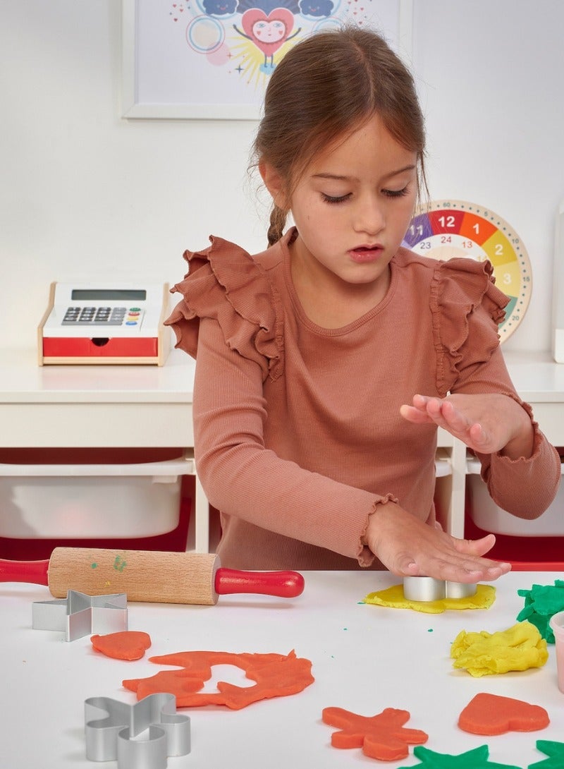 MALA 4-piece Modelling Dough Toolset, Multicolour - Image 4