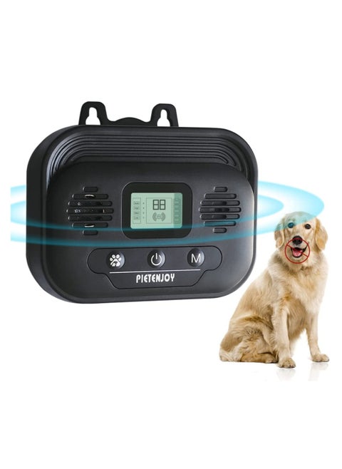 Anti Barking Control Device, Ultrasonic Dog Bark Deterrent Stop Barking, Upgraded LCD Display Screen Outdoor Bark Control Device Up to 50 FT Range
