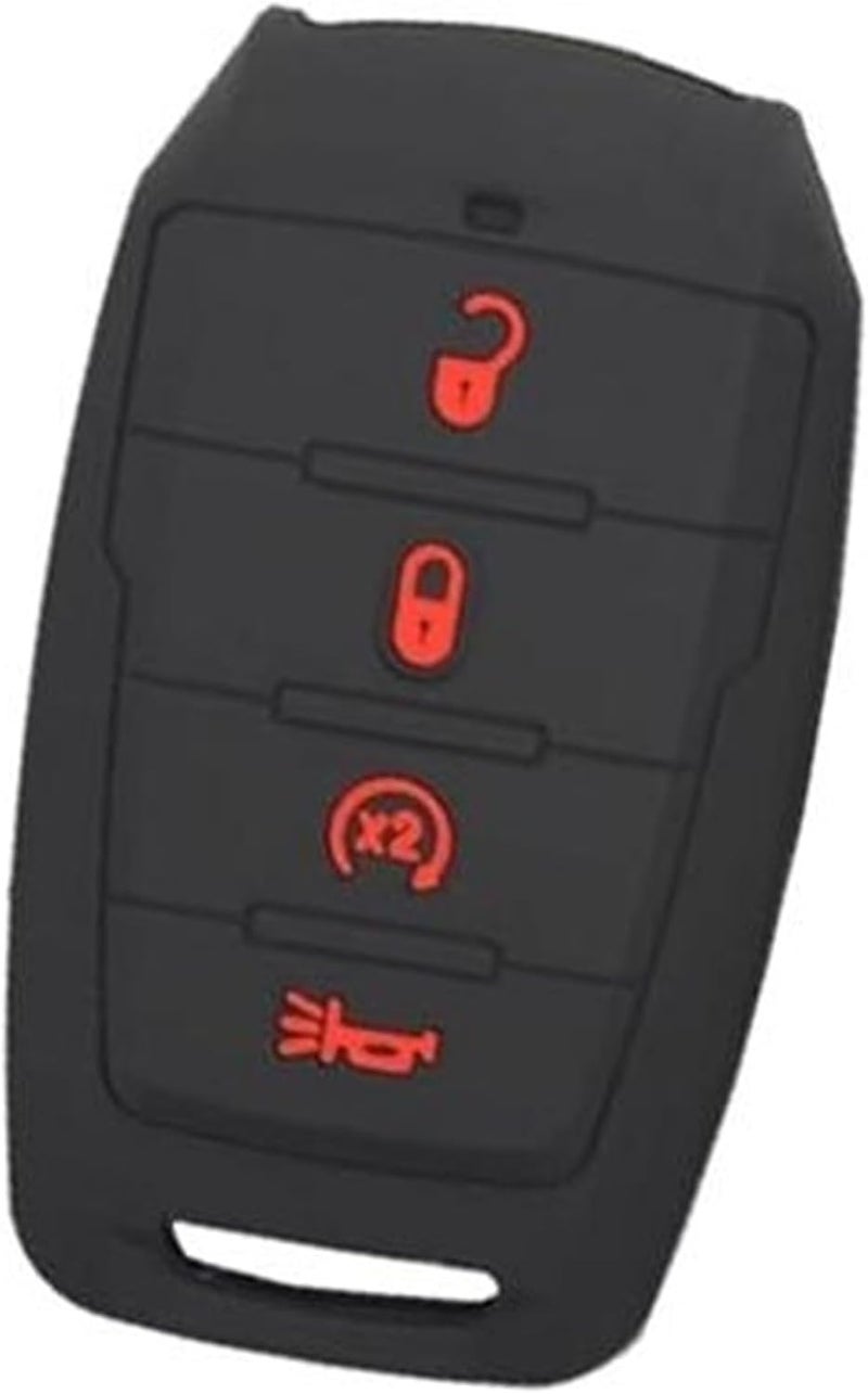 Yurefax Silicone Key Fob Cover for Dodge Ram 2019-2021 - Image 1