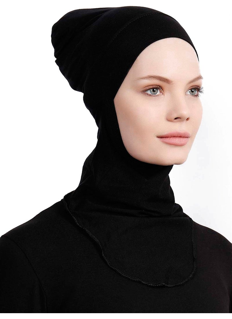 Belifanti Collection Women's Combed Cotton Neck Collar Bonnet 