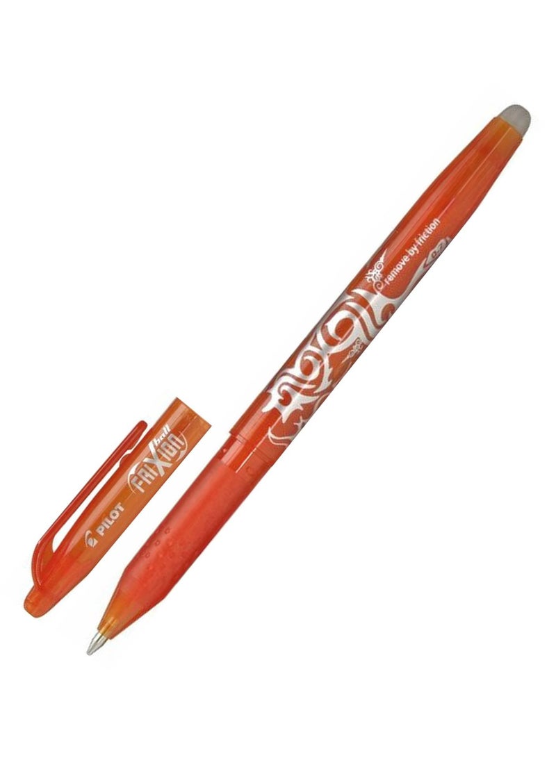 PILOT 12-Piece Frixion Erasable Ball Pen 0.7mm Tip Orange Ink - Image 2
