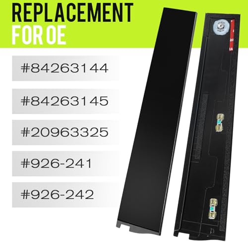 Donpida Set of 2 B Pillar Trim Molding Windshield Outer B-Pillar Front Trim Panels Kit Compatible with Chevy Suburban Tahoe GMC Yukon XL Cadillac Escalade 2015-2020 Replace for 926-241 926-242 - Image 2