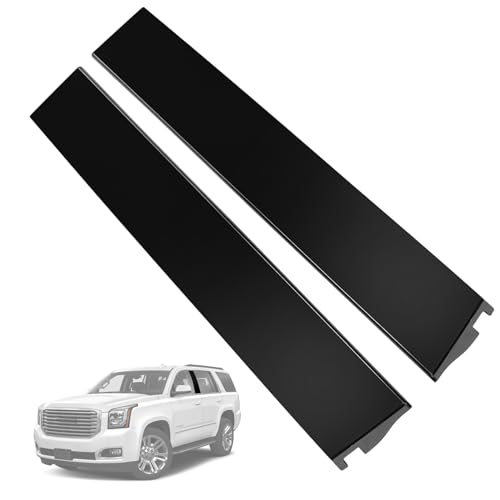 Donpida Set of 2 B Pillar Trim Molding Windshield Outer B-Pillar Front Trim Panels Kit Compatible with Chevy Suburban Tahoe GMC Yukon XL Cadillac Escalade 2015-2020 Replace for 926-241 926-242 - Image 1