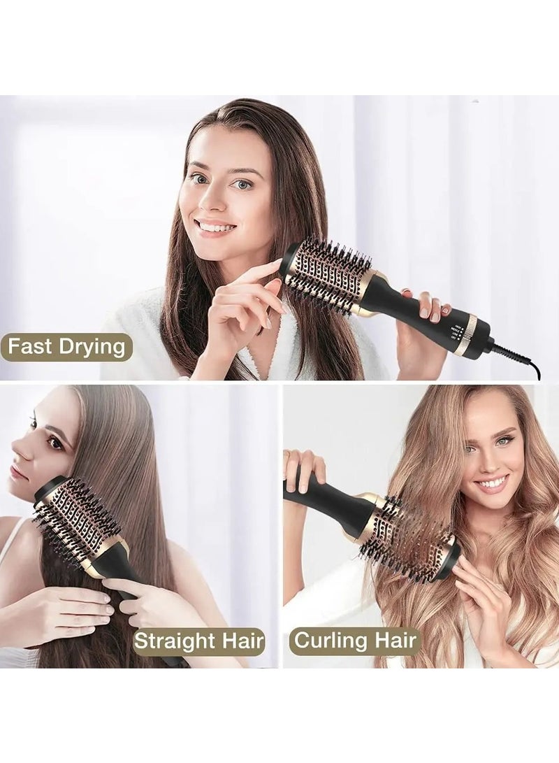 إستيل 3 في 1 قابل للتعديل مشط الهواء الساخن المهنية مجفف الشعر الرطب والجاف الكهربائية مستقيم مجعد تصفيف الشعر أداة تنعيم فرشاة - Image 5