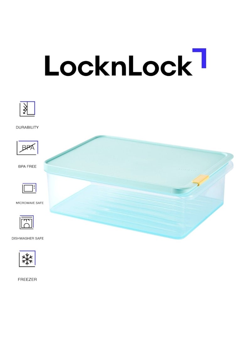 LocknLock Freezer Fit Container Rectangle 3.5L– BPA-Free, Microwave & Dishwasher Safe - Image 1
