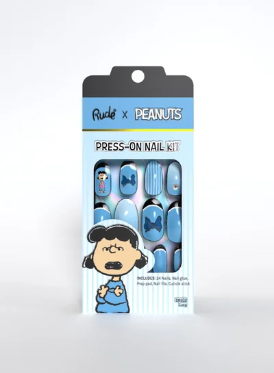 Rude RUDE PEANUTS PRESS ON NAILS NAIL KIT #2 LUCY