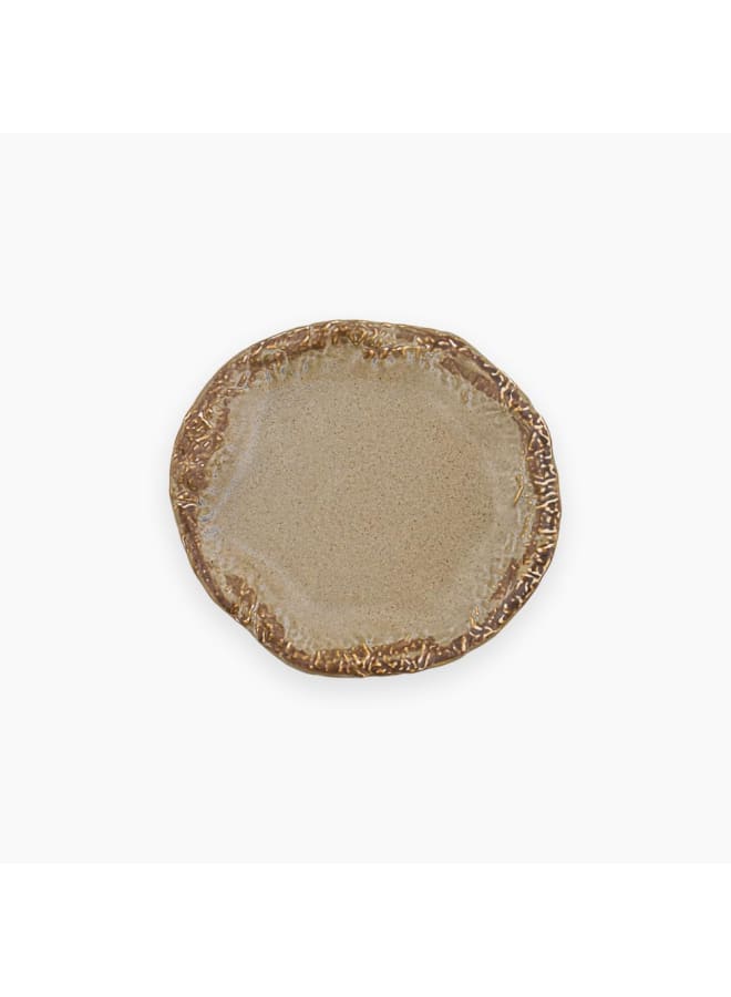 Rosa By Fathy Mahmoud New Rock Sweet Plate, 20 Cm Size, Light Obelisk