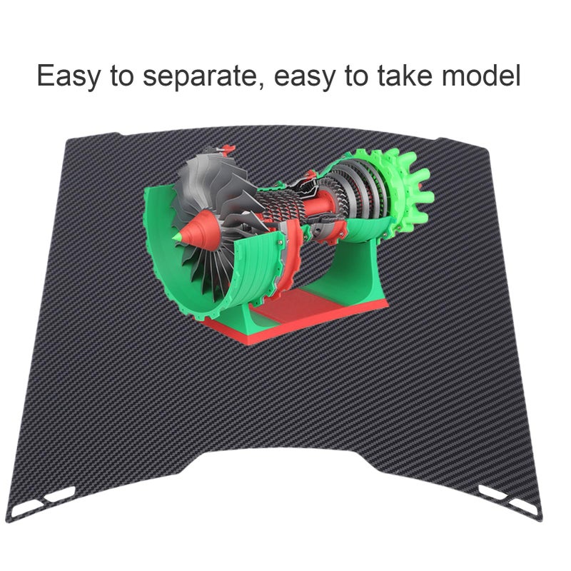 Double Sided 355x346mm 3D Printer Build Plate PET PEI Smooth High Temp For PLA ABS PETG - Image 3