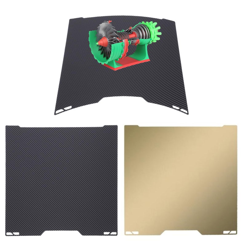 Double Sided 355x346mm 3D Printer Build Plate PET PEI Smooth High Temp For PLA ABS PETG - Image 4
