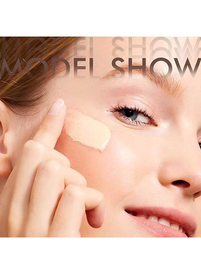 YOUNG VISION Longwear Liquid Foundation，Water-Based Liquid Foundation – Full Coverage, Lightweight Makeup for Oily and Combination Skin, Natural Matte Finish, Waterproof and Sweat-Resistant #01 - Image 3