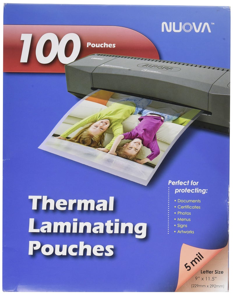 AURORA Nuova 100-Pack, 5 Mil Thermal Laminating Pouches 9 x 11.5 Inches, Letter Size, LP105H - Image 4