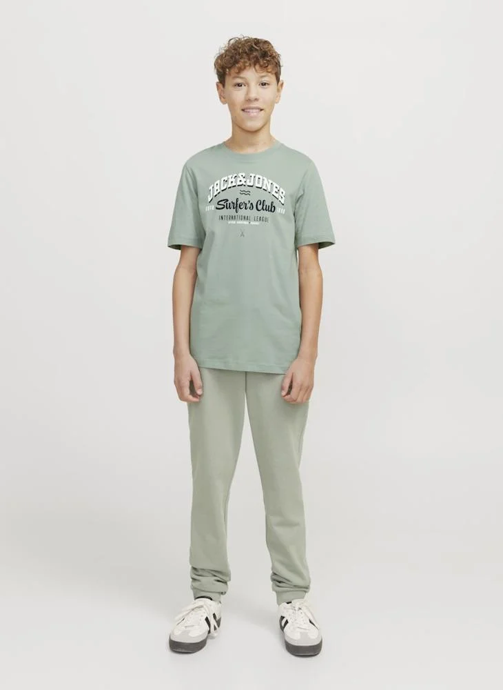 Jack & Jones Junior Youth Logo Crew Neck T-Shirt