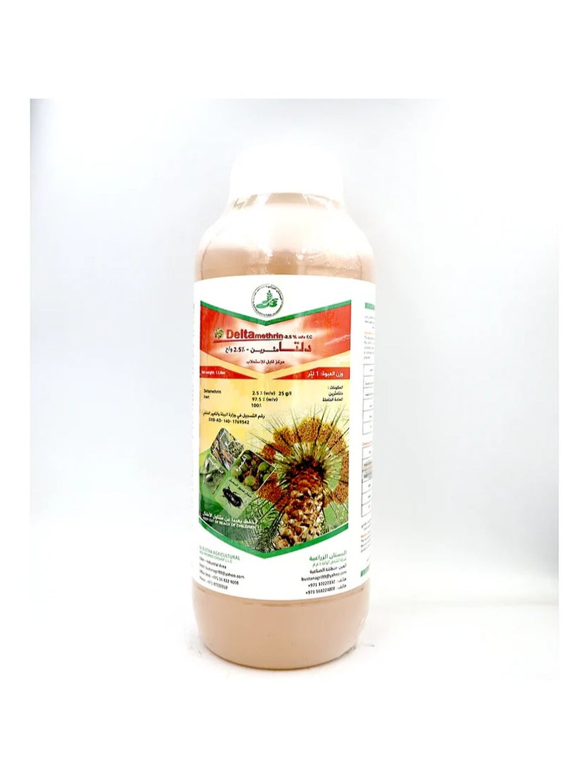 general Deltamethrin 2.5% w/v EC Agriculture Insecticides Pyrethroid Pesticide 1 Liter is a Powerful Agricultural Insecticide Formulated with a Pyrethroid Compound Providing Effective Control Against a Wide Range of Pests in Crops. - Image 1