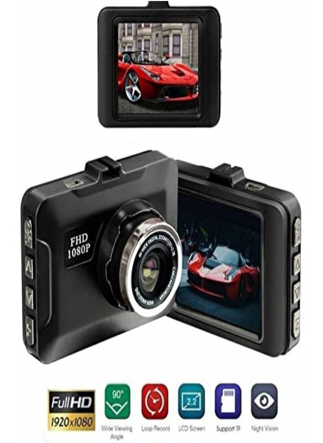 Generic - Mini DVR Car Camera Camcorder 1080P Full HD Video Registrator Parking Recorder Loop Recording 2.2 inch Dash Cam Night - Image 1