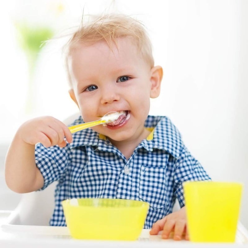 Vicloon Silicone Spoons - 5 Pcs Soft Training Feeding Spoons for First Stage Baby and Infant, Baby Led Weaning, Gum-Friendly, BPA Free, Dishwasher Safe - Image 5