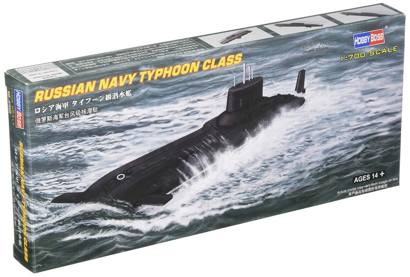 Hobby Boss Russian Typhoon Class Submarine Boat Model Building Kit - Image 5
