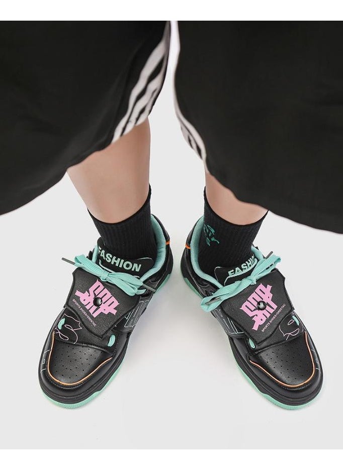 KUYING - New Thick Sole Elevated Board Shoes - Image 1