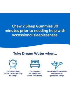 Dream Water Dream Water Sleep, Snoozeberry, 60 Gummies  - Image 4
