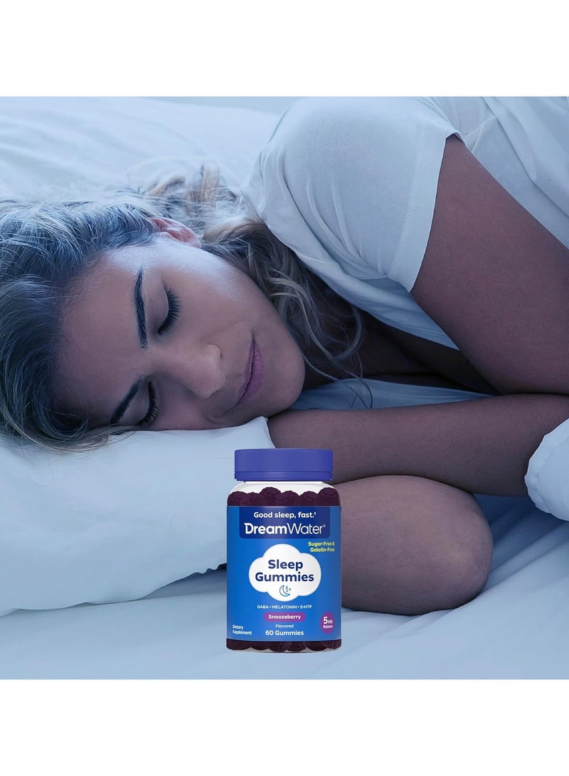 Dream Water Sleep Gummies, Snoozeberry, 60 Gummies - Image 5