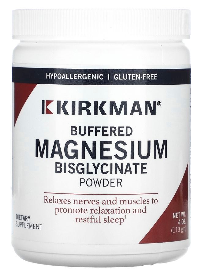 Kirkman Labs Buffered Magnesium Bisglycinate Powder 4 oz (113 gm)
