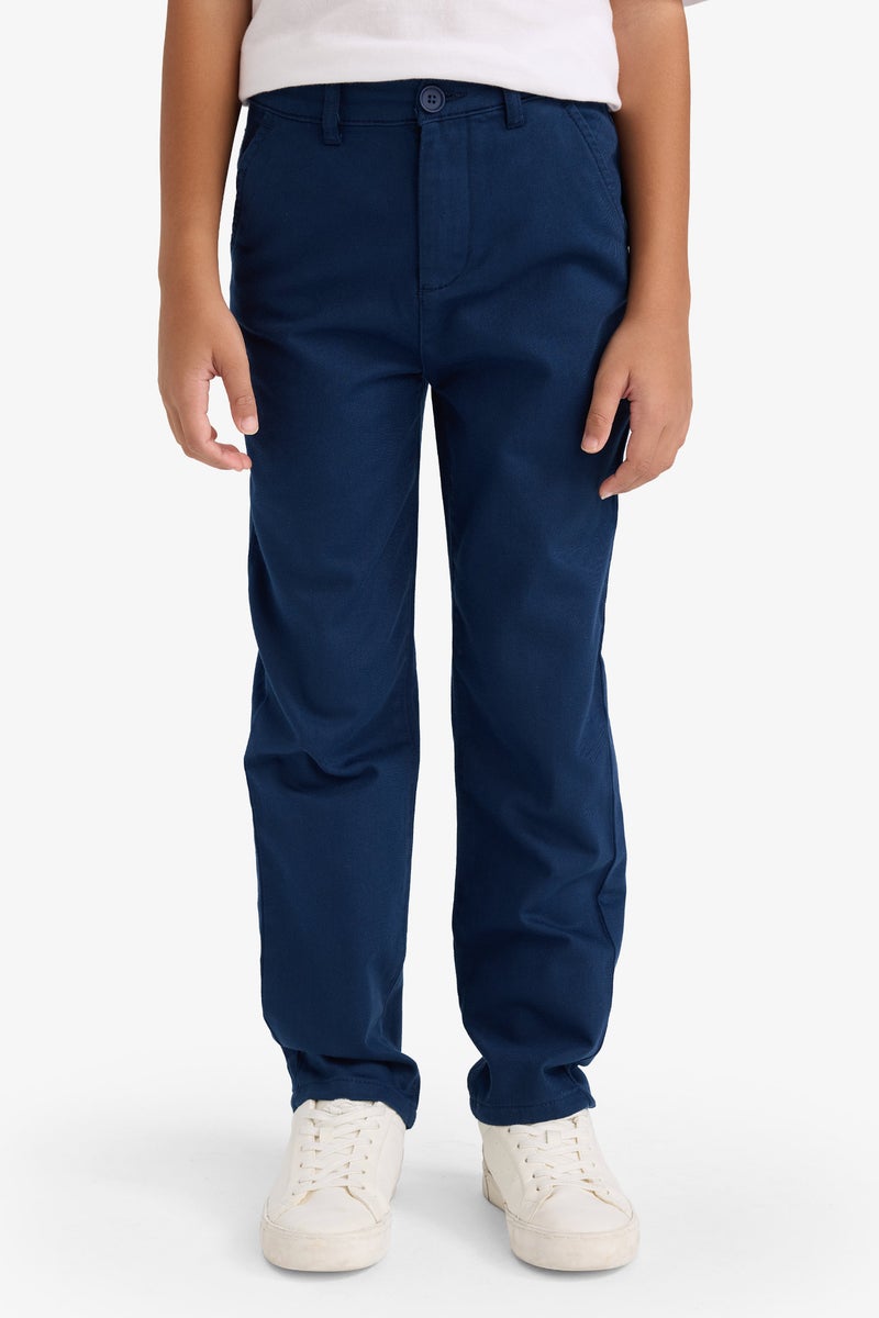 DeFacto Blue Boy Regular Fit Trousers Casual - Image 2