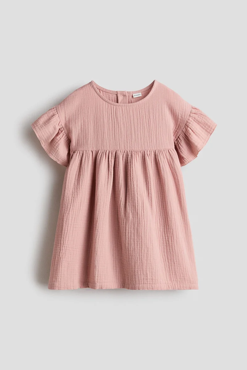 H&M Cotton muslin dress
