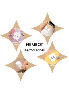 NIIMBOT B3S/B21/B1 Label Maker Tape Waterproof Thermal Label Paper Sticker Labels for Barcode Printing 50*70mm White  - Image 4