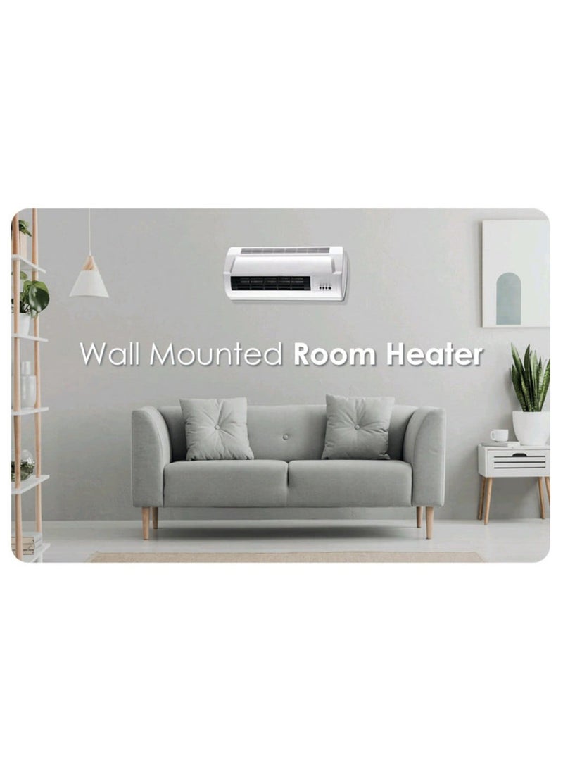 Generic - Wall Heater with PTC Ceramic Heating - Energy-Efficient Space Heater with 2 Heat Settings, 7.5-Hour Timer, Overheat Protection for Home, Office & Small Rooms - Image 1