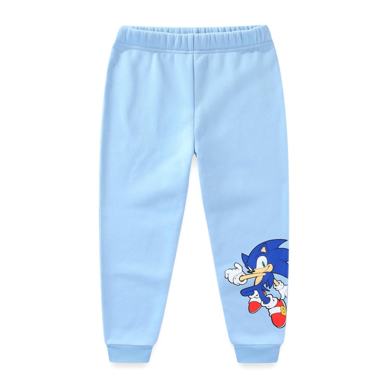 SEGA Sonic the Hedgehog Boys Crewneck Sweatshirt and Pants Set 2 Piece for Toddler and Big Kids - Image 5