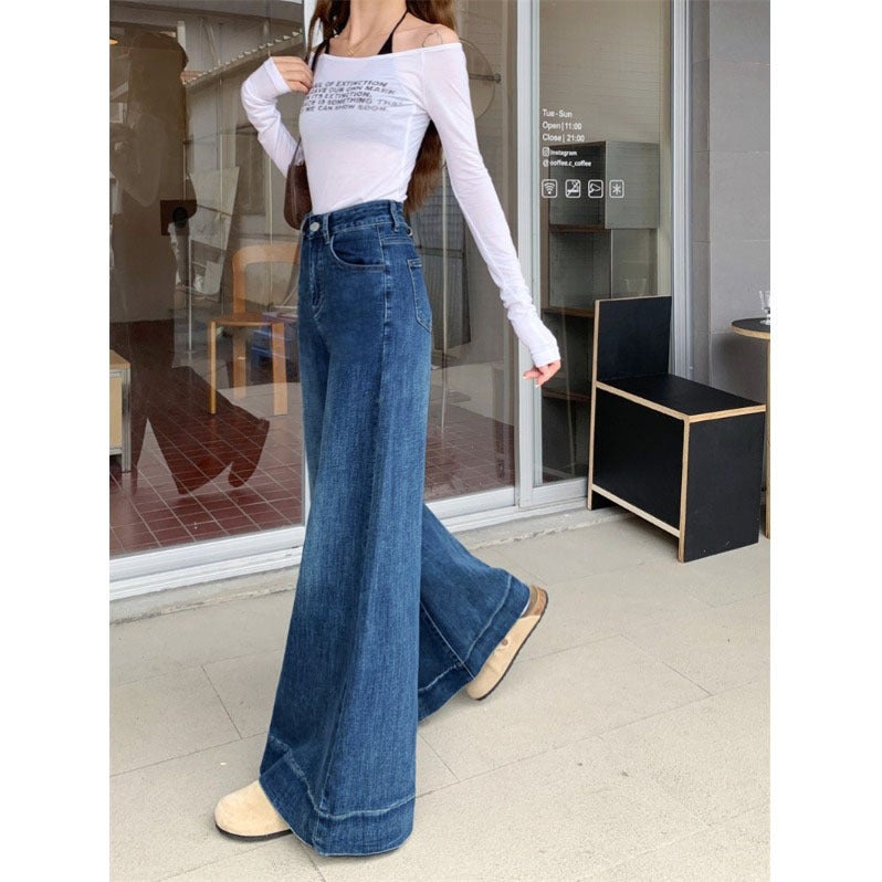 Unisex Classic Denim Jeans Loose Fit Daily Outdoor Wear - Image 5