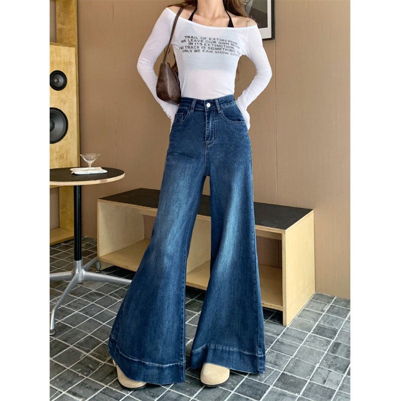 Unisex Classic Denim Jeans Loose Fit Daily Outdoor Wear - Image 2