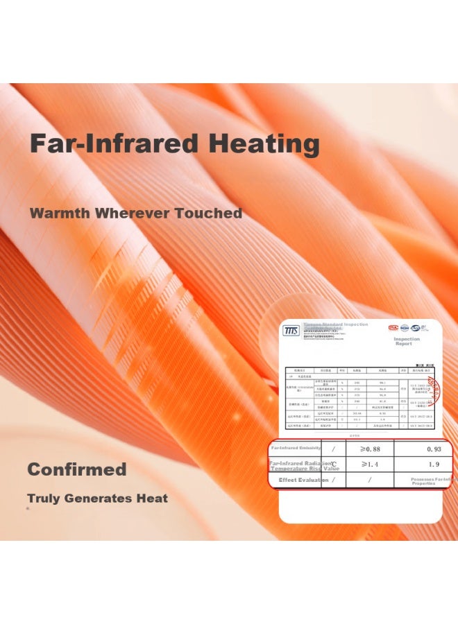 Red Bean Hodo Children's Homewear 100% Cotton Antibacterial Girls' Warm Base Layer Pajama Set Long Sleeve Long Pants Khaki 160 - Image 2