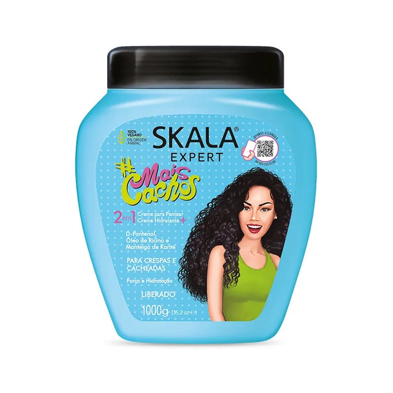 Skala Miss Cachos Cream with D-Panthenol, Shea Butter, and Castor Oil (1000g)