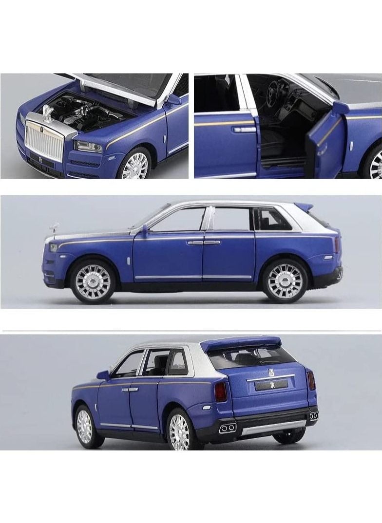Swift 1:32 Scale Rolls Royce Diecast Model Car, Zinc Alloy Pull Back Toy Car with Sound and Light with 6 Open Doors for Kids Boy Girl Collect Gift  - Image 4