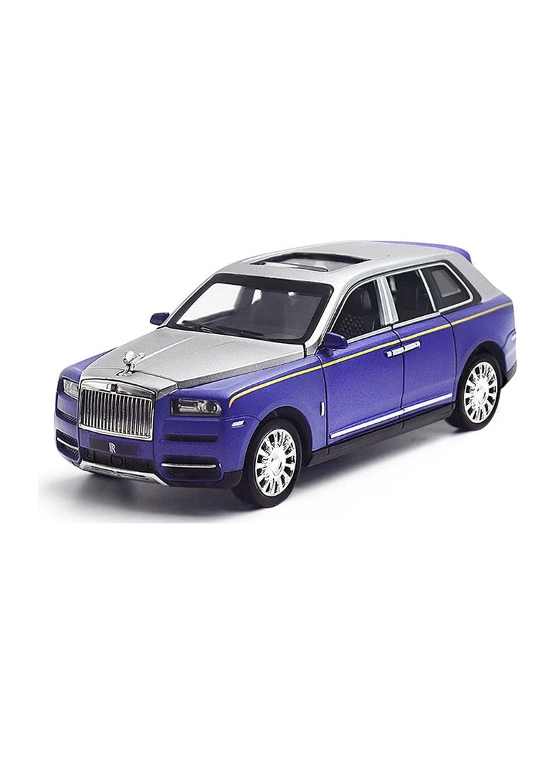 Swift 1:32 Scale Rolls Royce Diecast Model Car, Zinc Alloy Pull Back Toy Car with Sound and Light with 6 Open Doors for Kids Boy Girl Collect Gift  - Image 2