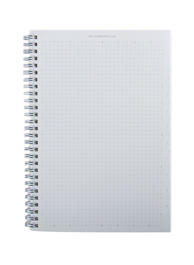 NIBEMINENT Hard Cover Bandage Planner Agenda Notebook White
