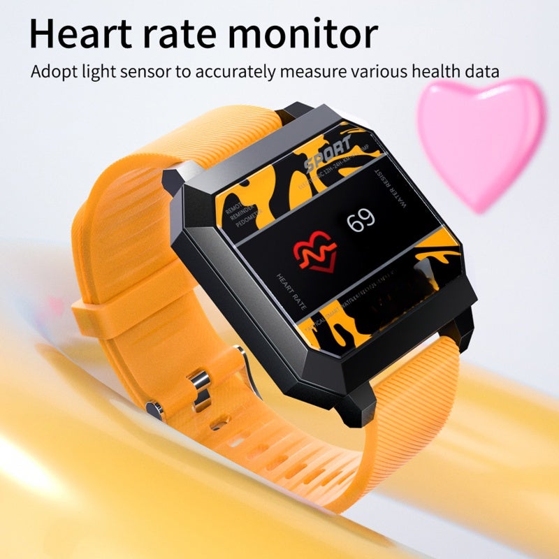 LOKMAT Smartwatch With Heart Rate Blood Oxygen Sleep Monitor - Trendy Sport Watch With Message Call Reminder For Fashionable Fitness - Image 5