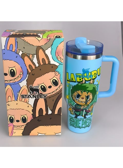 Stanley × Labubu Stainless steel vacuum insulated cup ,40oz Insulated Travel Cup, Exclusive Collectible Design