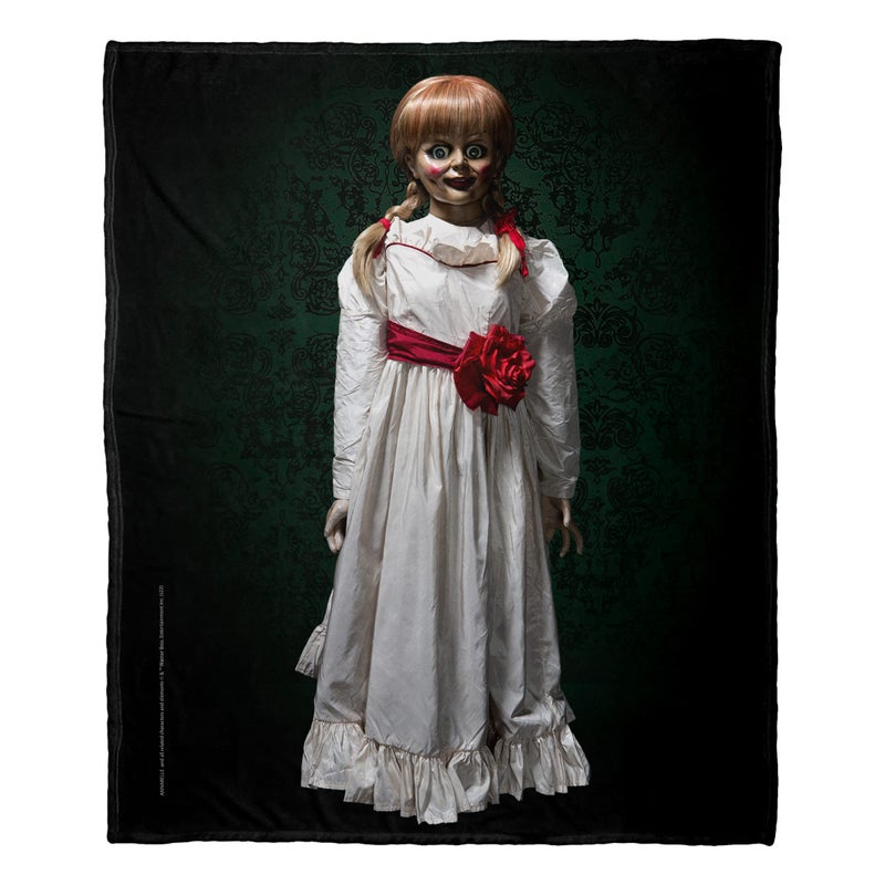 Northwest Annabelle Silk Touch Throw Blanket 50 x 60 Standing Annabelle - Image 2