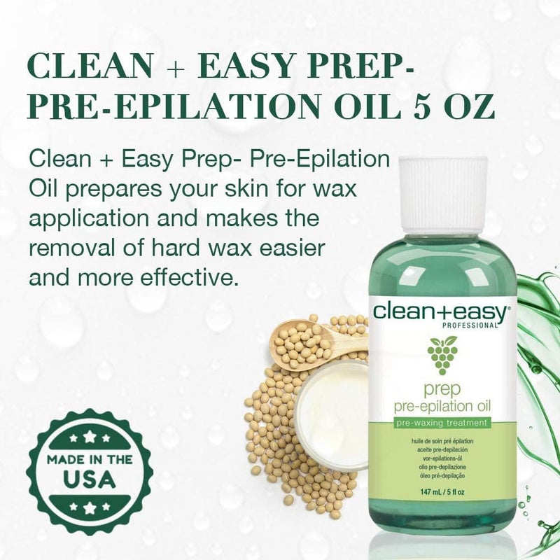 Clean + Easy Prep Pre-Epilation Oil 5 oz - Image 2