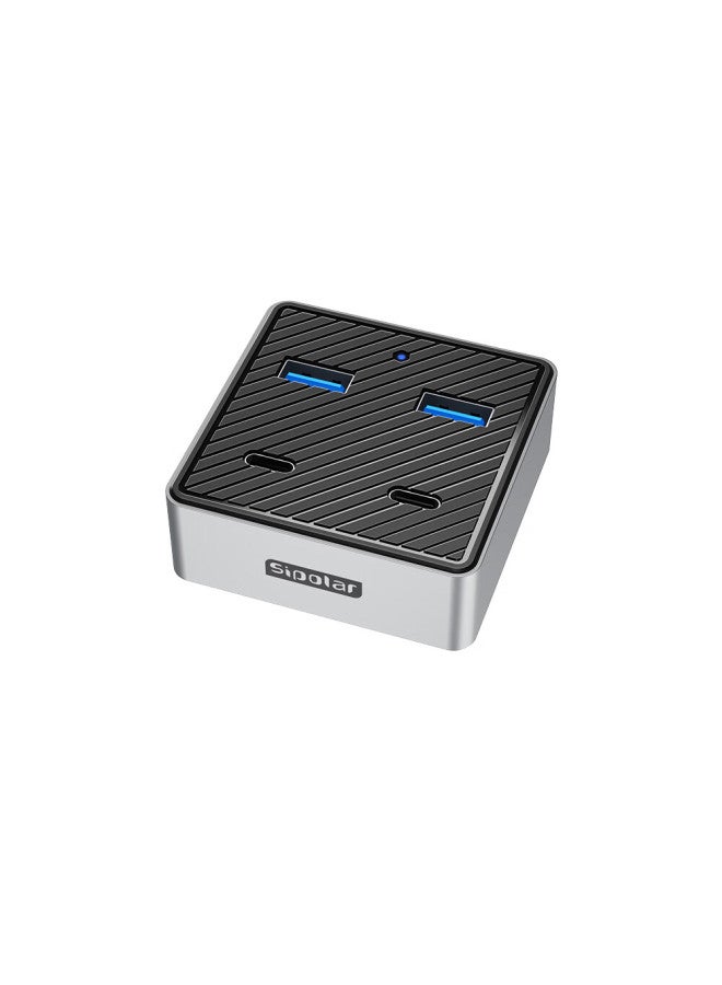 Sipolar Usb 3.2 Gen 2 10gbps 4-port Docking Station Hub Type-c Expansion Adapter 1m For Laptop Accessories