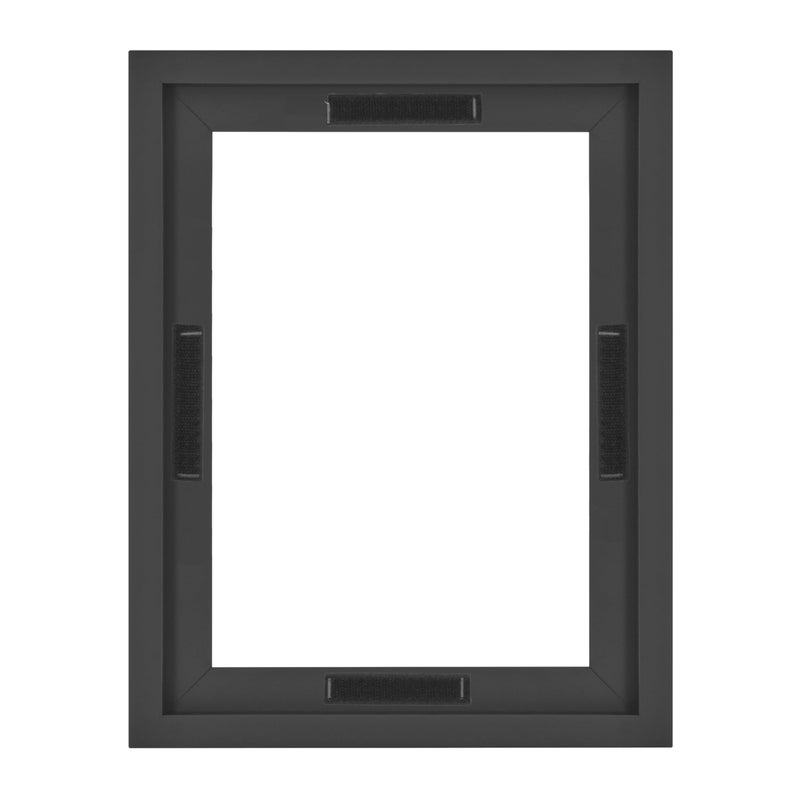 MCS Canvas Float Frames 9x12 Frame, Black Frame for Finished Canvases, Vertical & Horizontal Wall Hanging Large Frame with Adhesive for Canvas Paintings (1-Pack) - Image 1