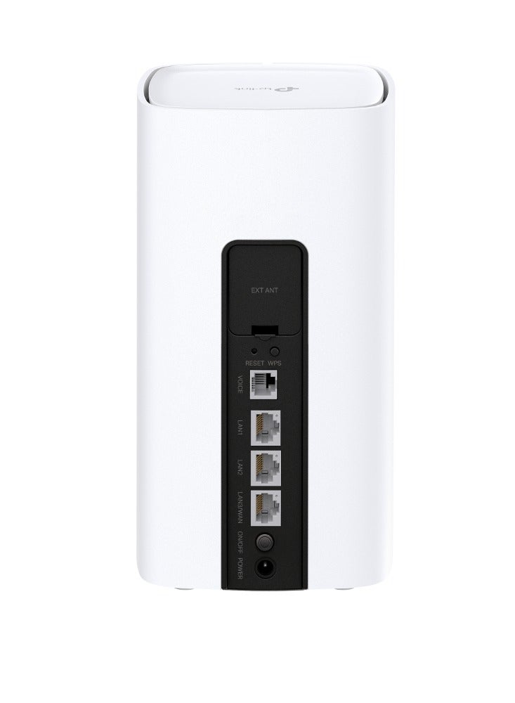 تي بي لينك NX510v 5G Router WiFi Mesh 3 x RJ45 RJ11 WiFi 6 AX3000 مفتوح يدعم جميع المشغلين باللون الأبيض - Image 2