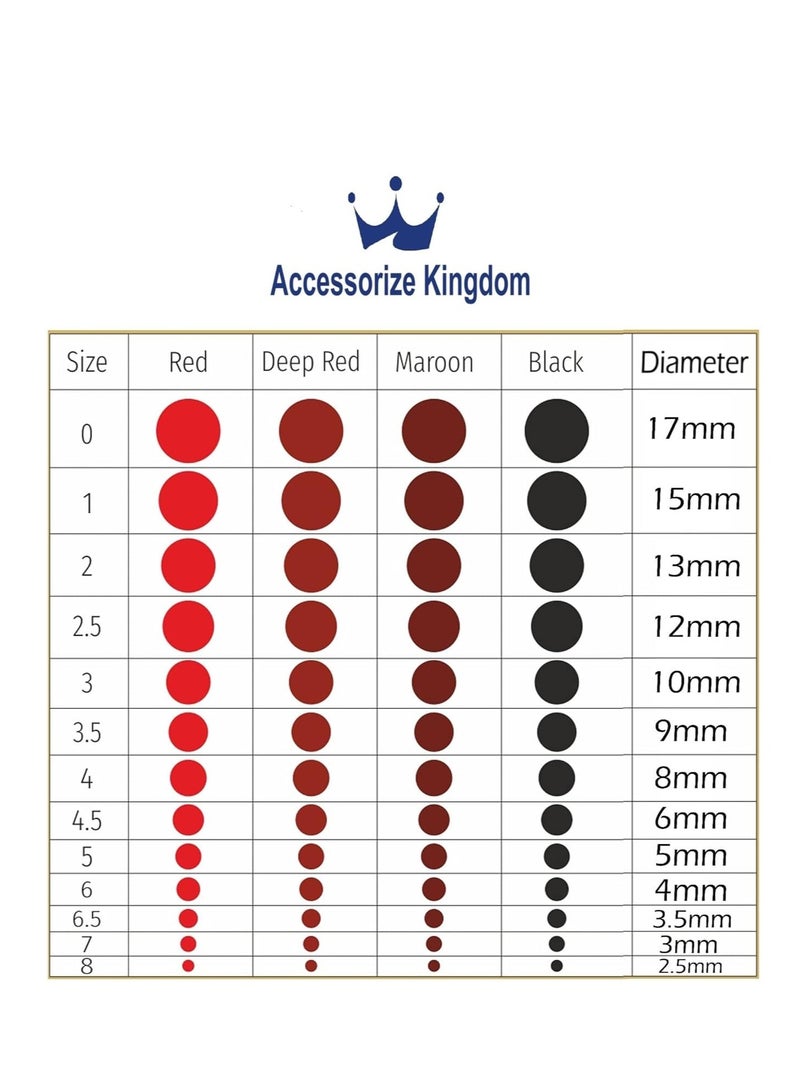مملكة الإكسسوارات مجموعة ملصقات بيندي فاخرة من أكسسواريز كينغدوم | ملصقات بيندي قابلة لإعادة الاستخدام، لطيفة على البشرة للنساء والفتيات | ملصقات بيندي لجميع المناسبات | عبوة من 3 ملصقات - Image 5