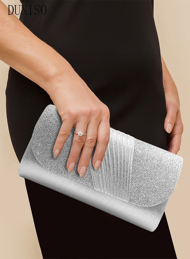 DUNISO Women Clutch Bag Evening bag Evening Handbag Lady Party Wedding Clutch Purse - Image 1