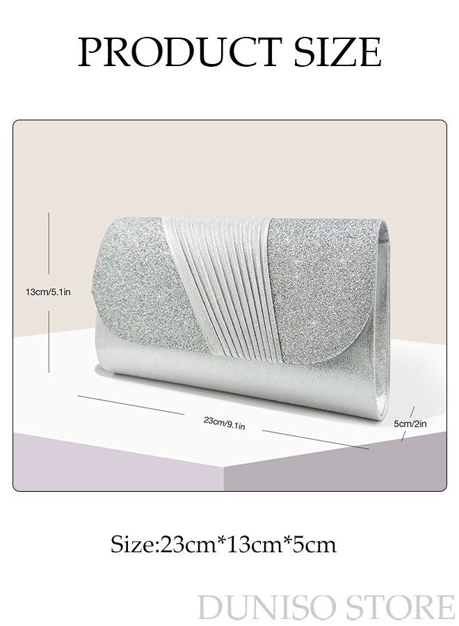 DUNISO Women Clutch Bag Evening bag Evening Handbag Lady Party Wedding Clutch Purse - Image 4