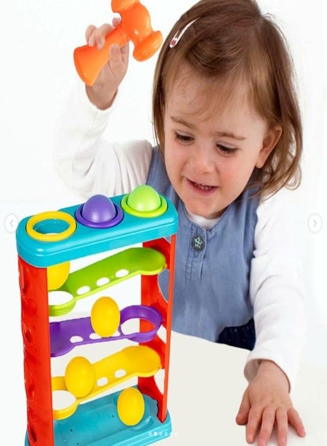 PLUSPOINT Big Hammer Ball pounding Baby's First Toy Fun and Educational Hammer Pounding Table for Babies and Toddlers for Early Development, Best Gift Toy for 1 Year Old Boys and Girls - Image 5